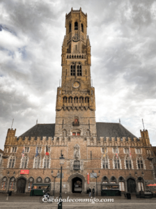 Torre del reloj Brujas Belgica